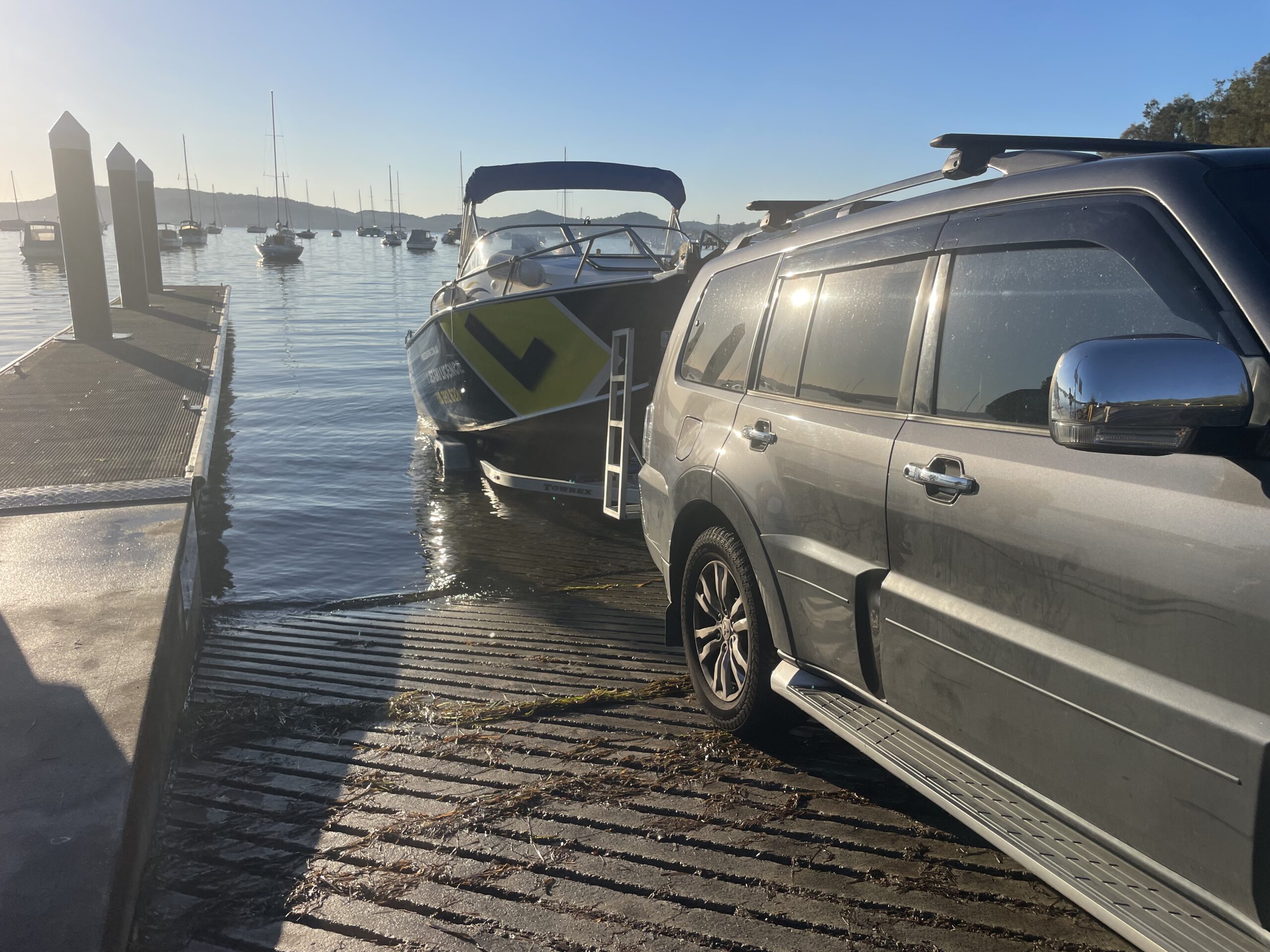 Boat launch in Gosford at Koolewong Boat ramp